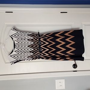 Dress Navy Tan with Belt